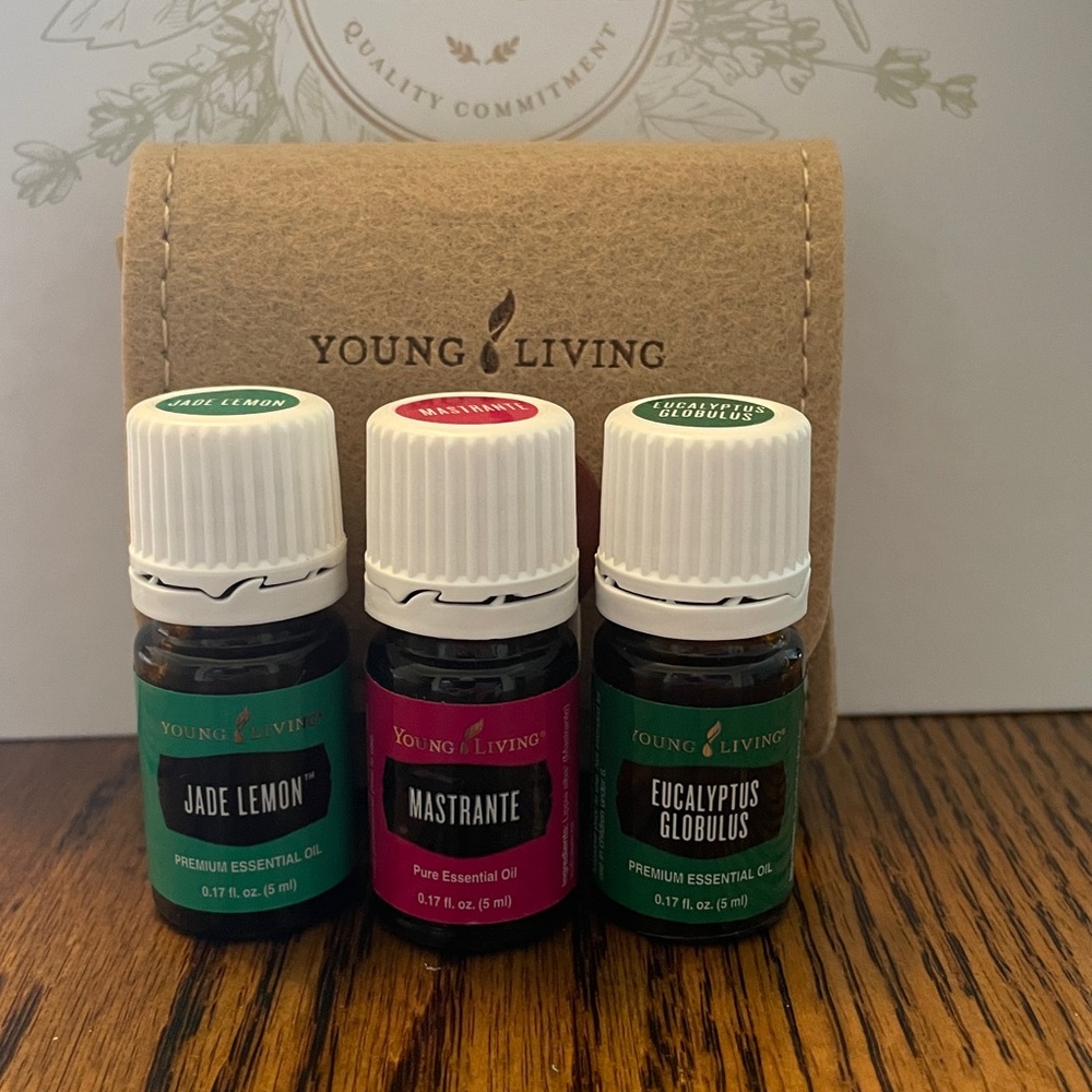 Jade lemon, MASTRANTE, eucalyptus globulus Young Living essential oils
